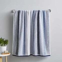 Kelso Stripe 100% Cotton Towel Blue