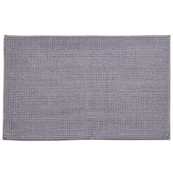 Bobble Textured Bath Mat Grey