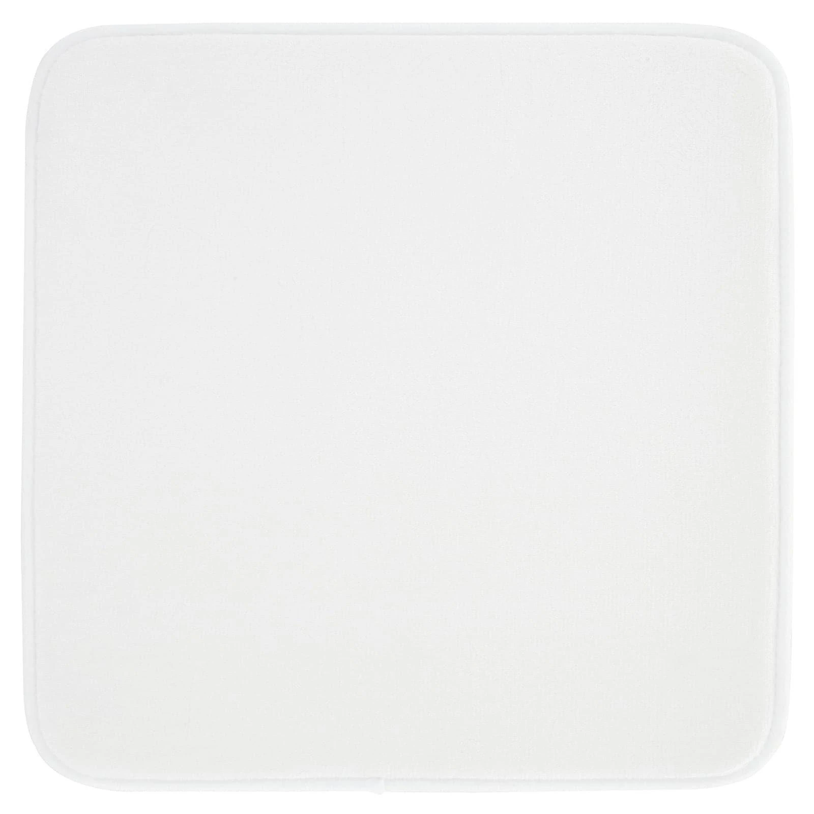 Anti-Bacterial Memory Foam Shower Mat White 7 Anti-Bacterial Memory Foam Shower Mat White - Image 5