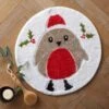 Robins Round Christmas Bath Mat 2 Robins Round Christmas Bath Mat -Allure Sales Store 1 c7685d7f 2990 4ae7 9187 3b2db3d15317