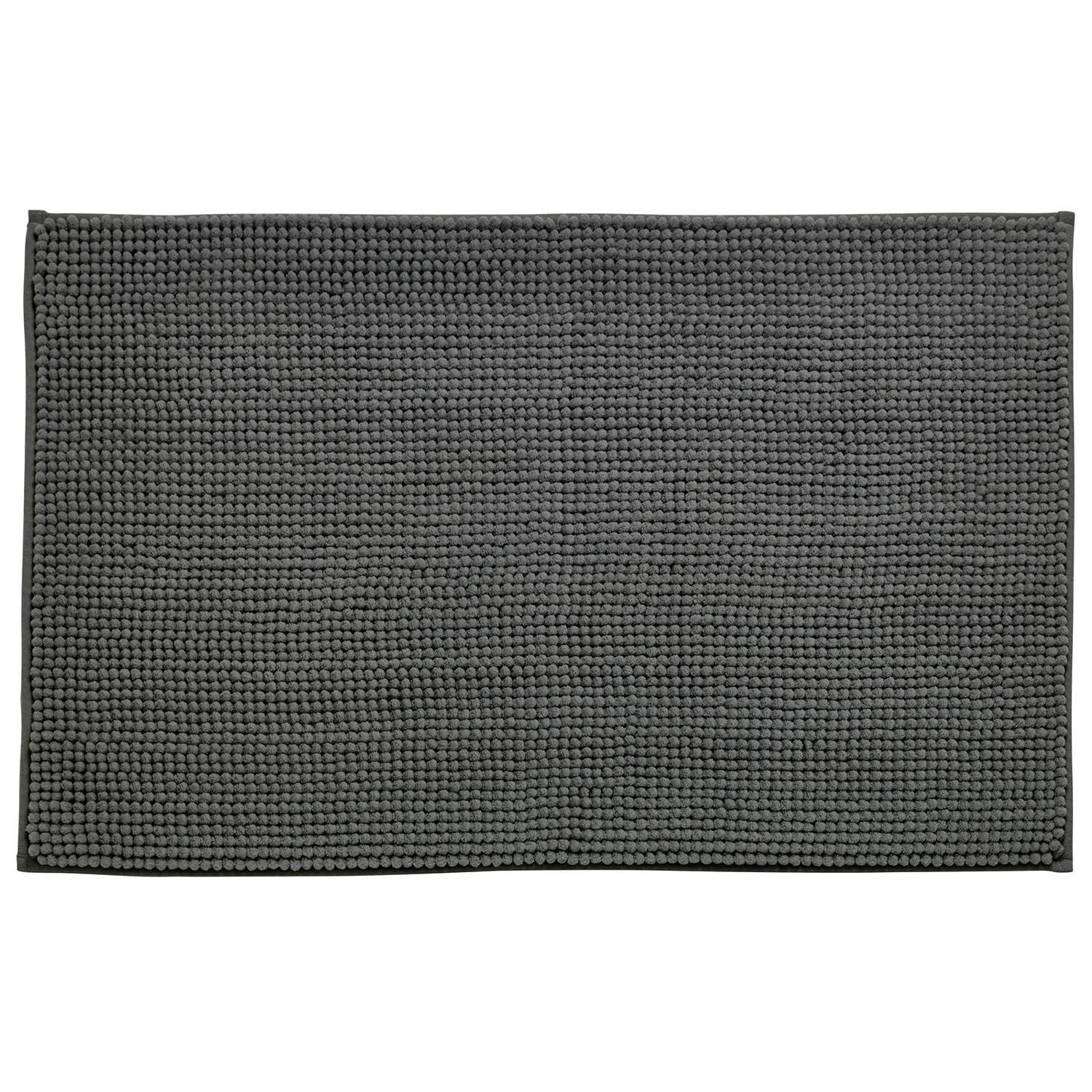 Bobble Textured Bath Mat Charcoal 3 Bobble Textured Bath Mat Charcoal