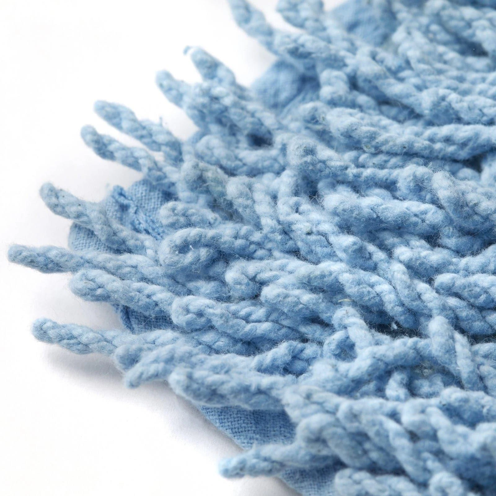 Cotton Loop Twist Bath & Pedestal Mat Set Blue 5 Cotton Loop Twist Bath & Pedestal Mat Set Blue - Image 3