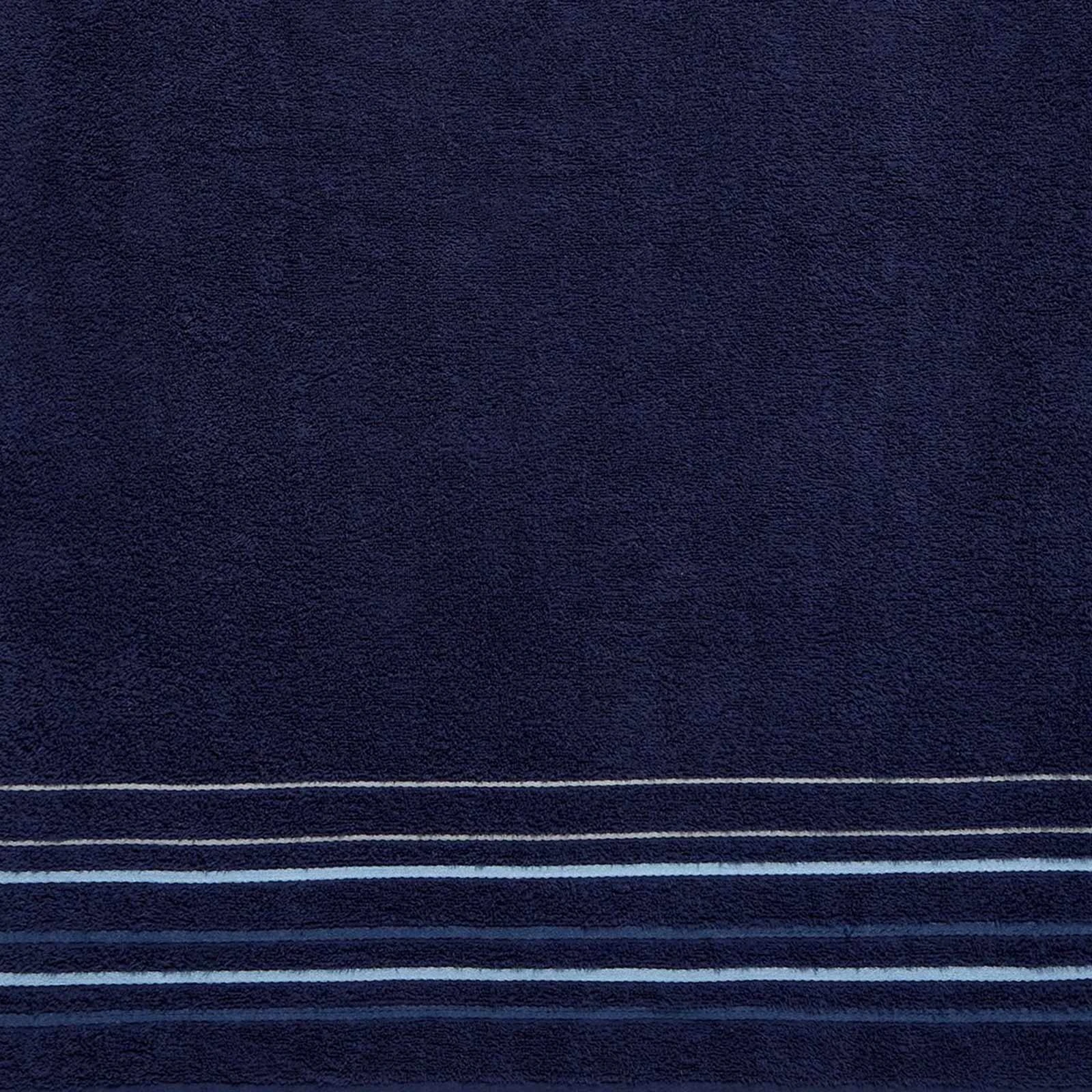 Java Stripe 100% Cotton Towel Navy 4 Java Stripe 100% Cotton Towel Navy - Image 2