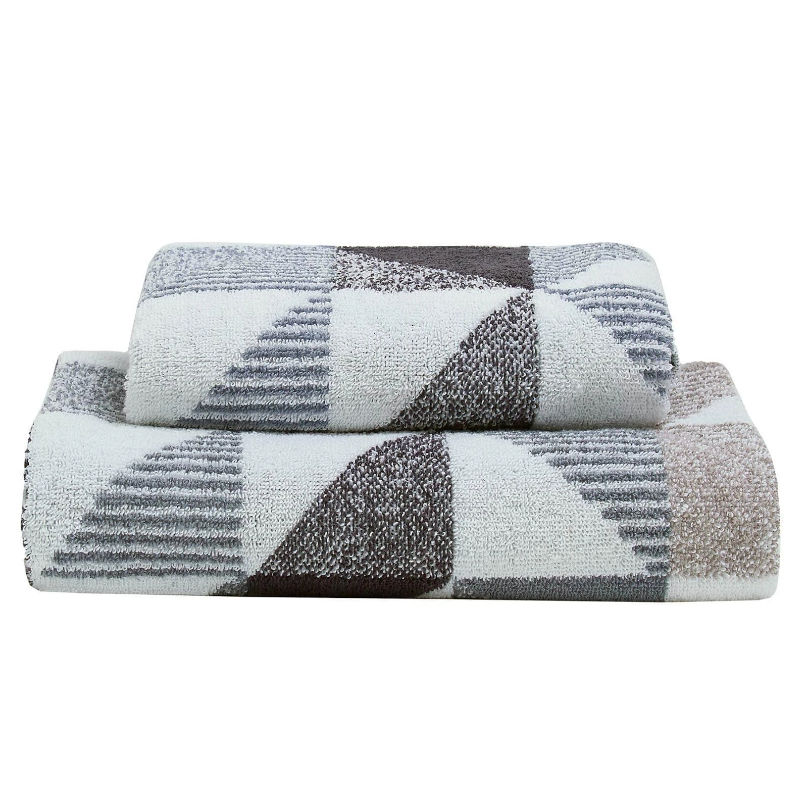 Fusion Hendra 100% Cotton Jacquard Towel Monochrome 4 Fusion Hendra 100% Cotton Jacquard Towel Monochrome - Image 2