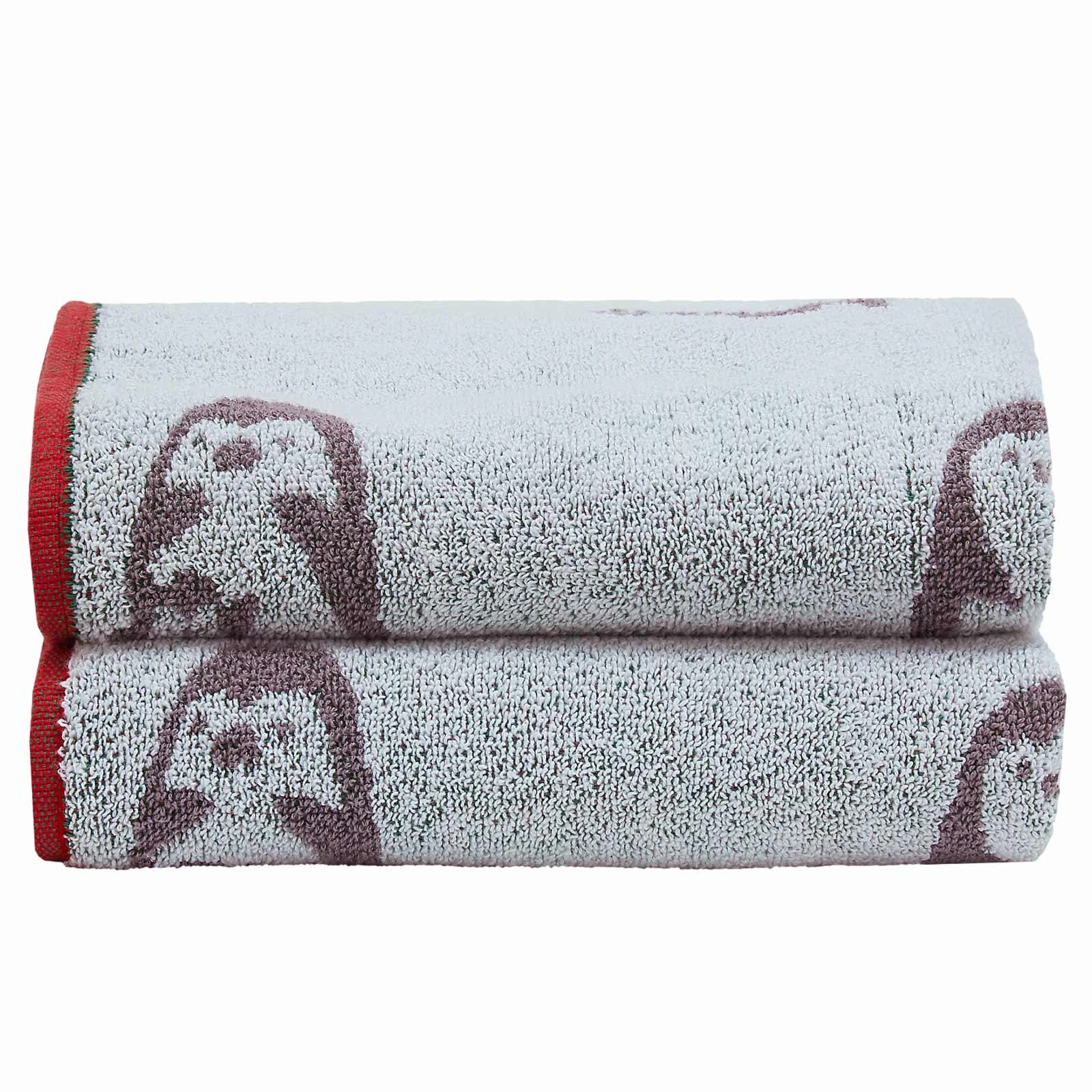 Fusion Penguins 100% Cotton Jacquard Hand Towel Pair 3 Fusion Penguins 100% Cotton Jacquard Hand Towel Pair - Image 2