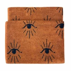 Furn Theia Abstract Eye 100% Cotton Towels Pecan -Allure Sales Store 2 ad31e50b 0247 40c8 904b edf92c356678