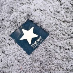 Allure Star Shaped Deep Pile Bath Mat Grey -Allure Sales Store 2 b4861fbd 1a81 42d4 b792 27960e8cac92