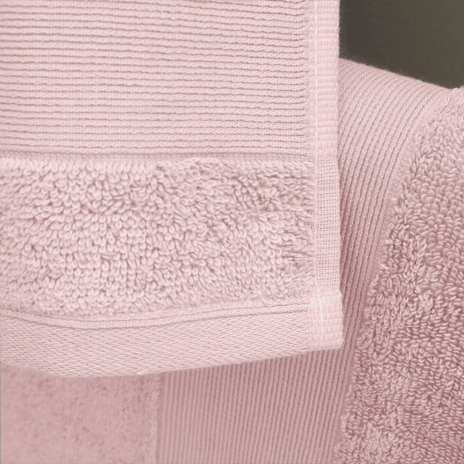 Antibacterial 100% Cotton 6 Piece Towel Bale Set Pink 4 Antibacterial 100% Cotton 6 Piece Towel Bale Set Pink - Image 2