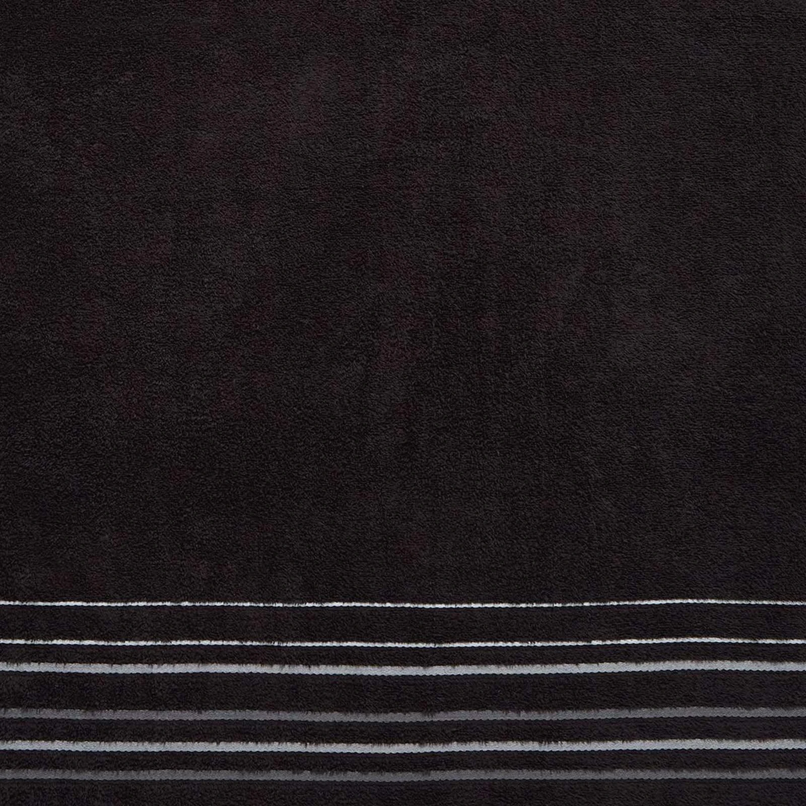 Java Stripe 100% Cotton 6 Piece Towel Bale Black 4 Java Stripe 100% Cotton 6 Piece Towel Bale Black - Image 2