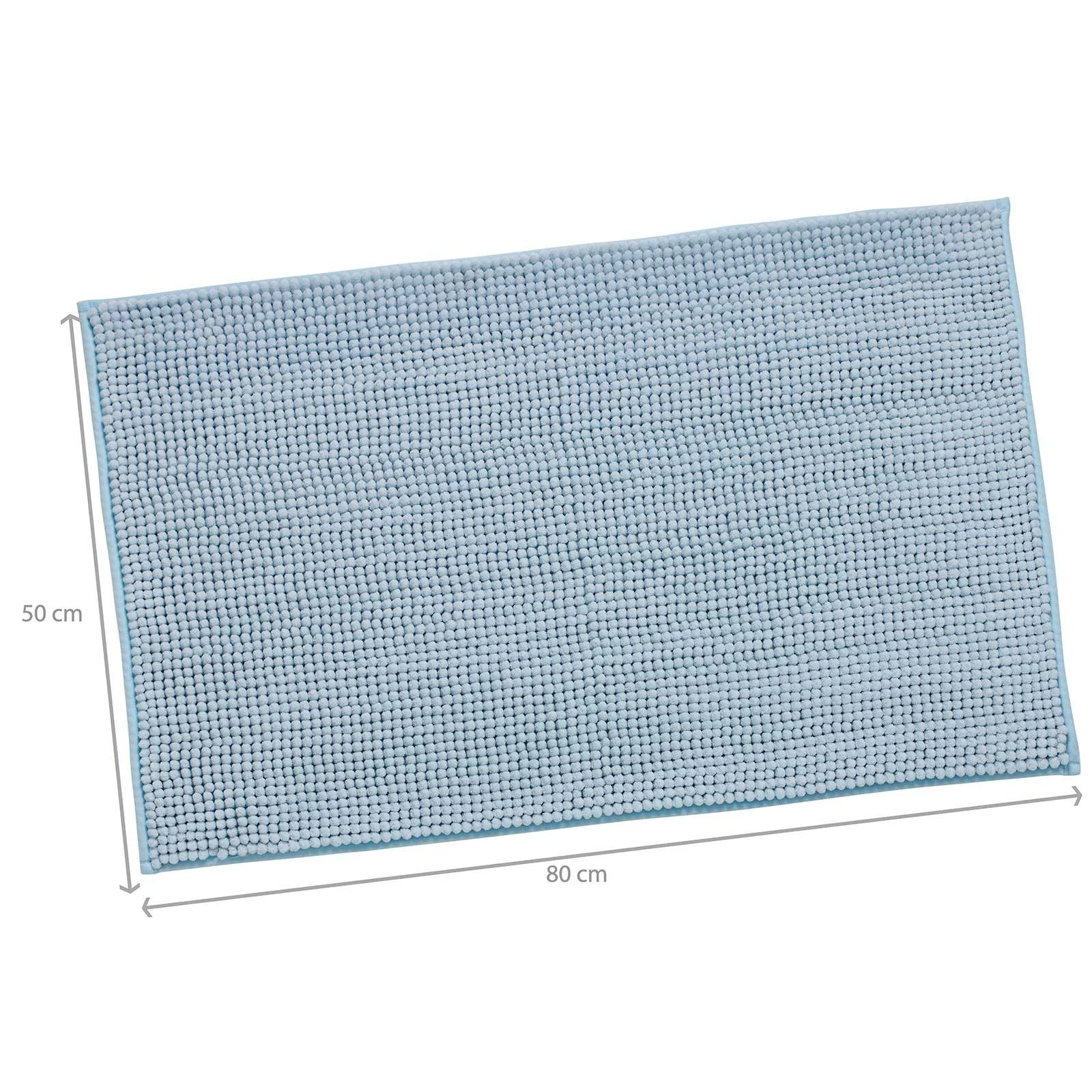 Bobble Textured Bath Mat Duck Egg 4 Bobble Textured Bath Mat Duck Egg - Image 2