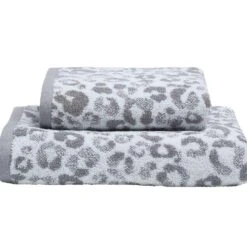 Fusion Animal Print 100% Cotton Jacquard Towel Grey 8 Fusion Animal Print 100% Cotton Jacquard Towel Grey -Allure Sales Store 3 5ff74770 210a 40a9 87df cdaf9da5af5c