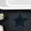 Allure Star Shaped Deep Pile Bath Mat Navy 2 Allure Star Shaped Deep Pile Bath Mat Navy -Allure Sales Store 3 78b6eabc 9216 43f9 a194 add57eb0acde