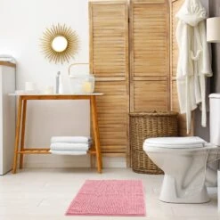Noodle Non-Slip Chenille Bath Mat Dusky Pink -Allure Sales Store 3 a54e6142 d488 4e5c b76b 5f41a8a998a2