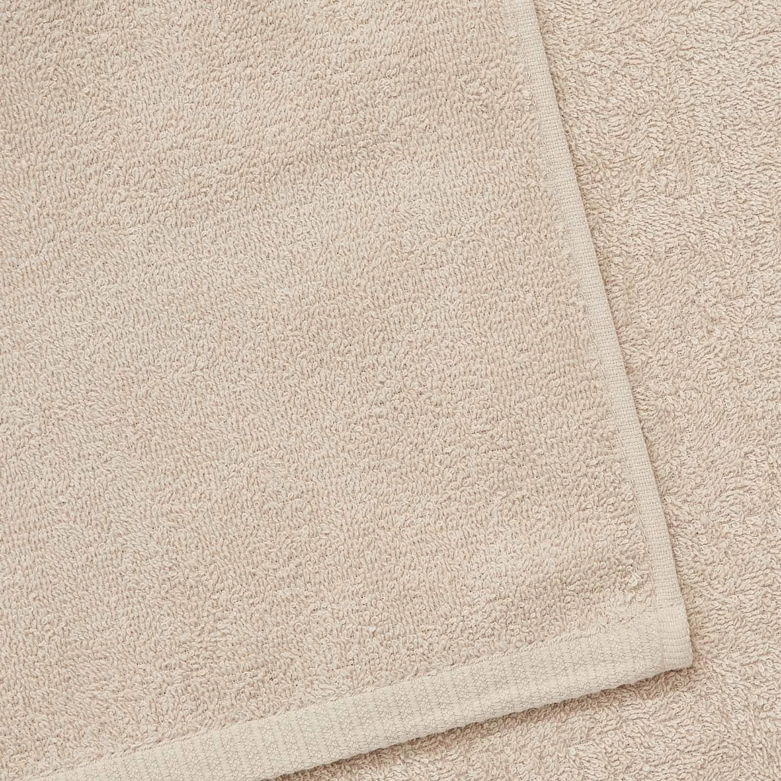 Quick Dry 100% Cotton Bath Sheet Pair Natural 4 Quick Dry 100% Cotton Bath Sheet Pair Natural - Image 2