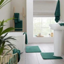 Antibacterial 100% Cotton Bathroom Towels Forest Green 11 Antibacterial 100% Cotton Bathroom Towels Forest Green -Allure Sales Store 4 c2a1e9e5 d5f5 4730 a85a 4d3aaa663195