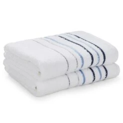 Java Stripe 100% Cotton Bath Sheet Pair White 10 Java Stripe 100% Cotton Bath Sheet Pair White -Allure Sales Store 4 cf207f9f dc82 4746 8485 9e413b496746