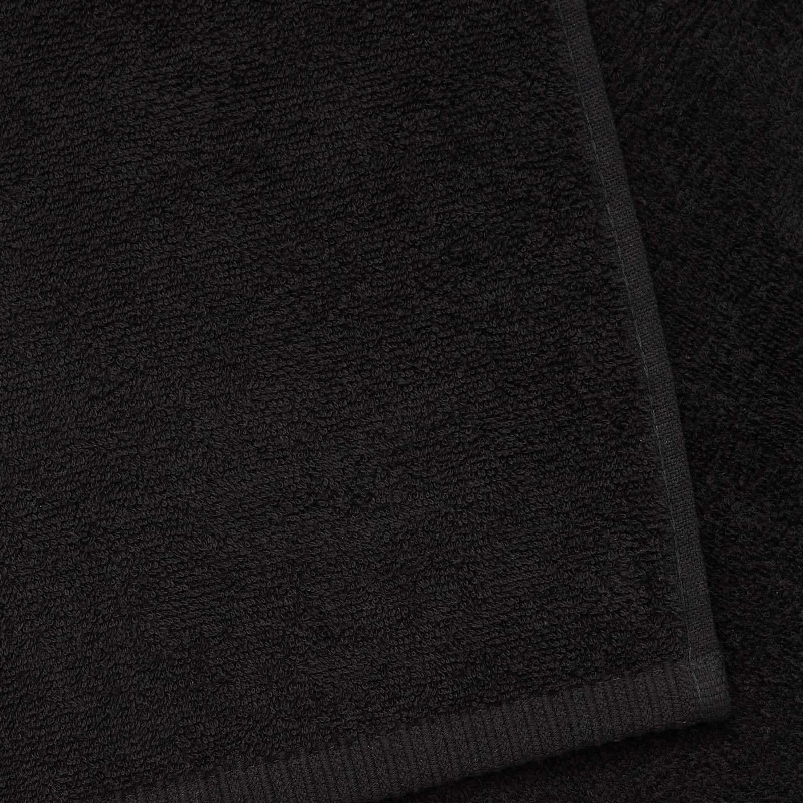 Quick Dry 100% Cotton Bath Sheet Pair Black 4 Quick Dry 100% Cotton Bath Sheet Pair Black - Image 2