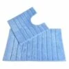 Allure Linear Rib Baby Blue 100% Cotton 2 Piece Pedestal & Bath Mat Set 1 Allure Linear Rib Baby Blue 100% Cotton 2 Piece Pedestal & Bath Mat Set -Allure Sales Store baby blue 1