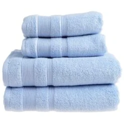 Allure Luxury Zero Twist Egyptian Cotton Towel Baby Blue