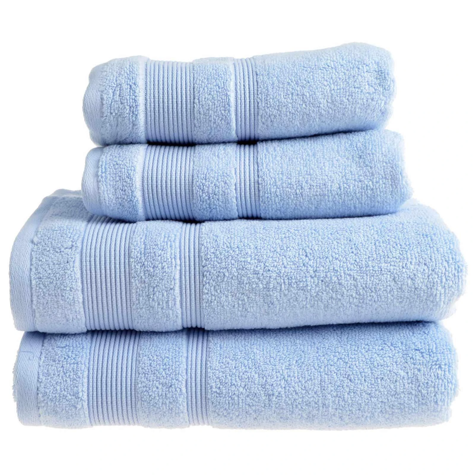 Allure Luxury Zero Twist Egyptian Cotton Towel Baby Blue 3 Allure Luxury Zero Twist Egyptian Cotton Towel Baby Blue