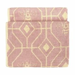 Furn Bee Deco Geometric Cotton Jacquard Towels Blush 9 Furn Bee Deco Geometric Cotton Jacquard Towels Blush -Allure Sales Store bath 1