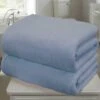 So Soft Blue 2 Piece Bath Sheet Towel Set 2 So Soft Blue 2 Piece Bath Sheet Towel Set -Allure Sales Store blue 2piece