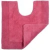 Allure Elegance 100% Cotton Pedestal Mat Cerise