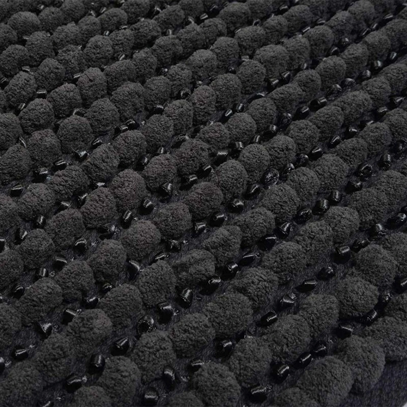 Allure Sparkle Bobble Bath Mat Graphite 5 Allure Sparkle Bobble Bath Mat Graphite - Image 3