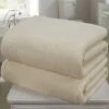 So Soft Cream 2 Piece Bath Sheet Towel Set