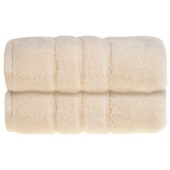 Allure Hotel Collection Luxury Combed Cotton Towel Cream