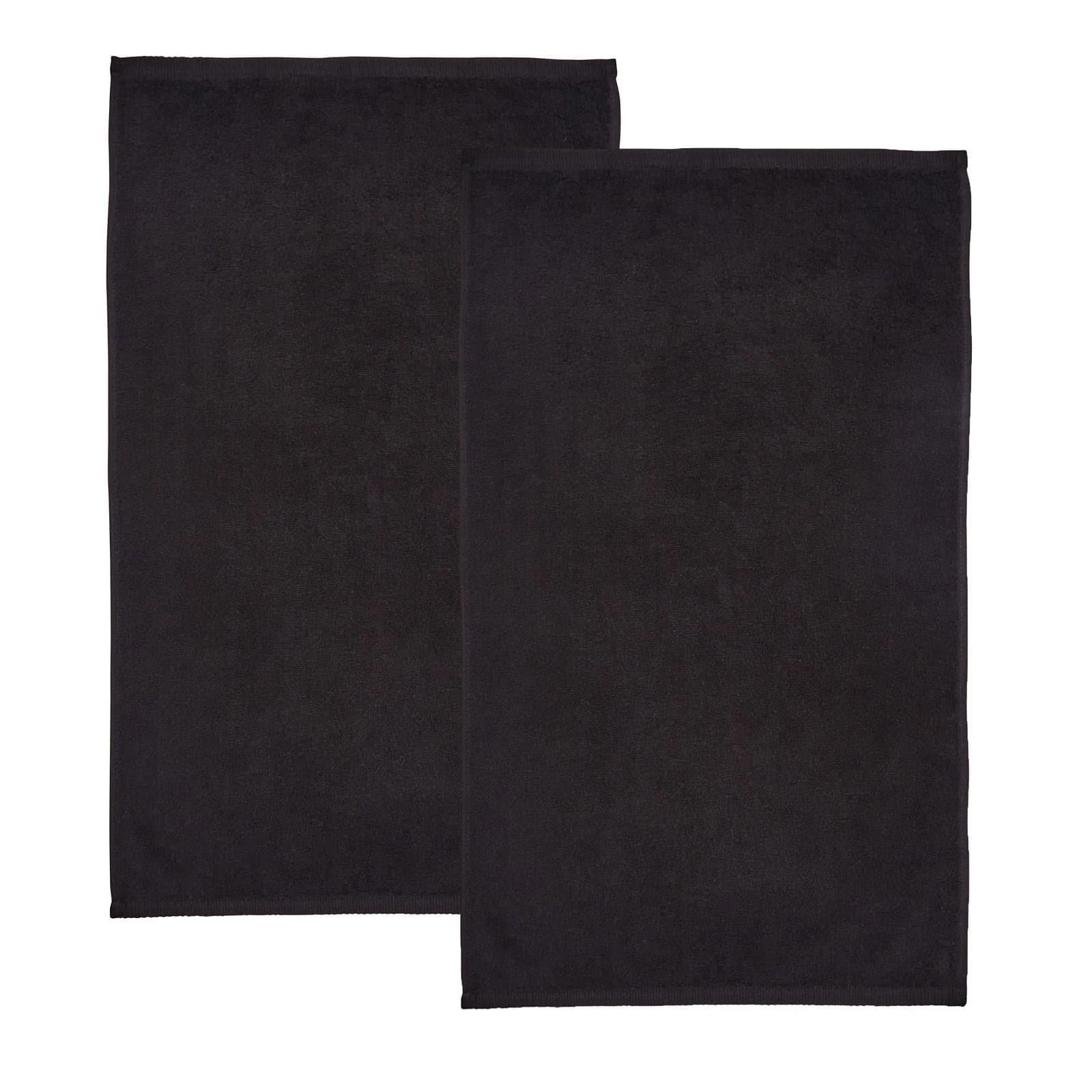 Quick Dry 100% Cotton Bath Sheet Pair Black 5 Quick Dry 100% Cotton Bath Sheet Pair Black - Image 3