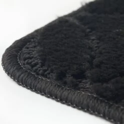 Halo Non-Slip Bath & Pedestal Mat Set Black -Allure Sales Store ed3519d6 1377 4774 8995 119e57bd12f1