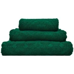 Allure Country House Jacquard Cotton Towel Green