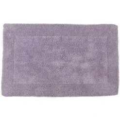 Allure Elegance Large 100% Cotton Bath Mat Heather