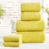 Waffle Jive 6 Piece Towel Bale Set 1 Waffle Jive 6 Piece Towel Bale Set -Allure Sales Store jive 6piece