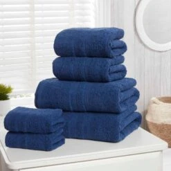 Camden Midnight Blue 6 Piece Towel Bale Set