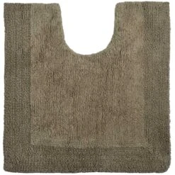 Allure Elegance 100% Cotton Pedestal Mat Mocha