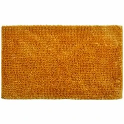 Allure Newbury Chenille Non-Slip Bath Mat Mustard