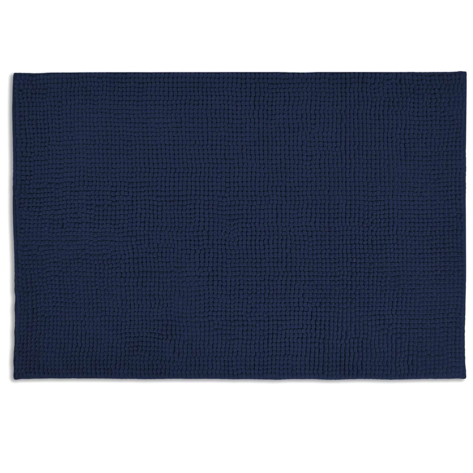 Allure Supersoft Chenille Non-Slip Bath Mat Navy 3 Allure Supersoft Chenille Non-Slip Bath Mat Navy