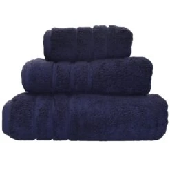 Allure Hotel Collection Luxury Combed Cotton Towel Navy