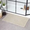 Loft Woven Loop Cotton Bath Mat Oatmeal 2 Loft Woven Loop Cotton Bath Mat Oatmeal -Allure Sales Store oatmeal 2