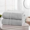 Camden Grey 2 Piece Bath Sheet Towel Set 1 Camden Grey 2 Piece Bath Sheet Towel Set -Allure Sales Store silver 2 87e51239 765d 4387 a761 730869f634f8