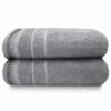 Berkley Grey 2 Piece Bath Sheet Towel Set