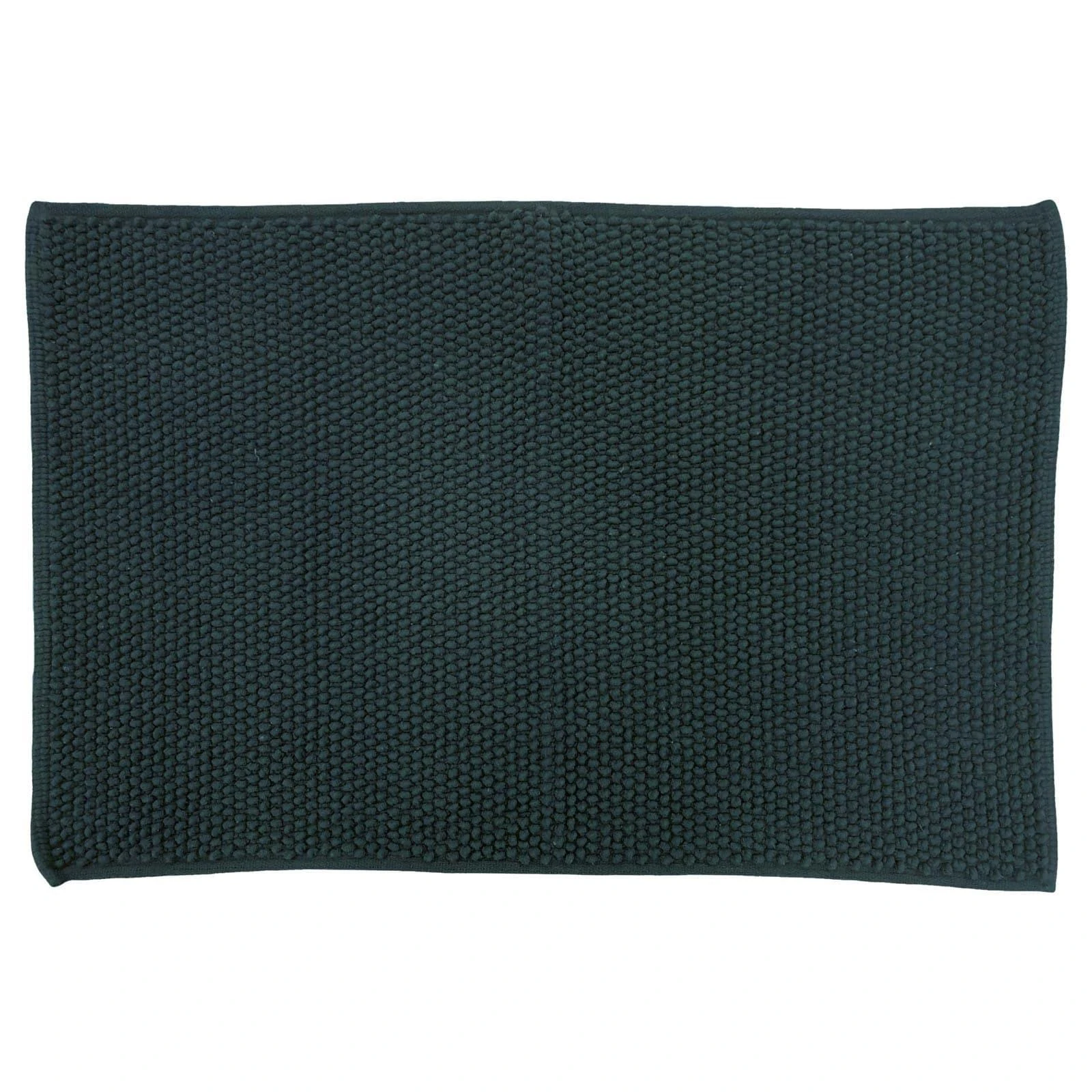 Loft Woven Loop Cotton Bath Mat Slate 4 Loft Woven Loop Cotton Bath Mat Slate - Image 2