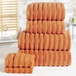 Ribbed Spice 6 Piece Towel Bale Set