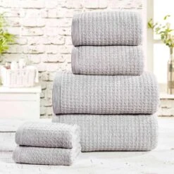 Waffle Storm 6 Piece Towel Bale Set