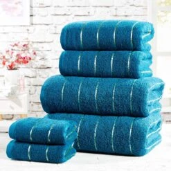 Sandringham Teal 6 Piece Towel Bale Set
